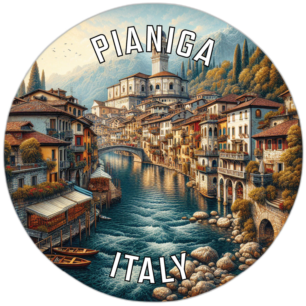 Pianiga Italy Souvenir Vinyl Decal Sticker 6-Inch