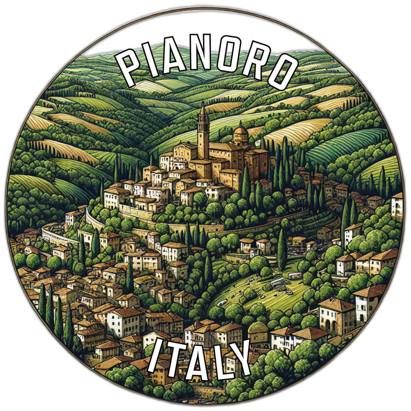 Pianoro Italy Souvenir Vinyl Decal Sticker 6-Inch