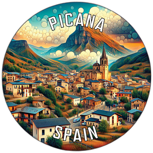 Picana Spain Souvenir Die Cut Flat Magnet 6-Inch