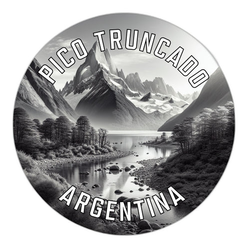 Pico Truncado Argentina Souvenir Die Cut Flat Magnet 6-Inch