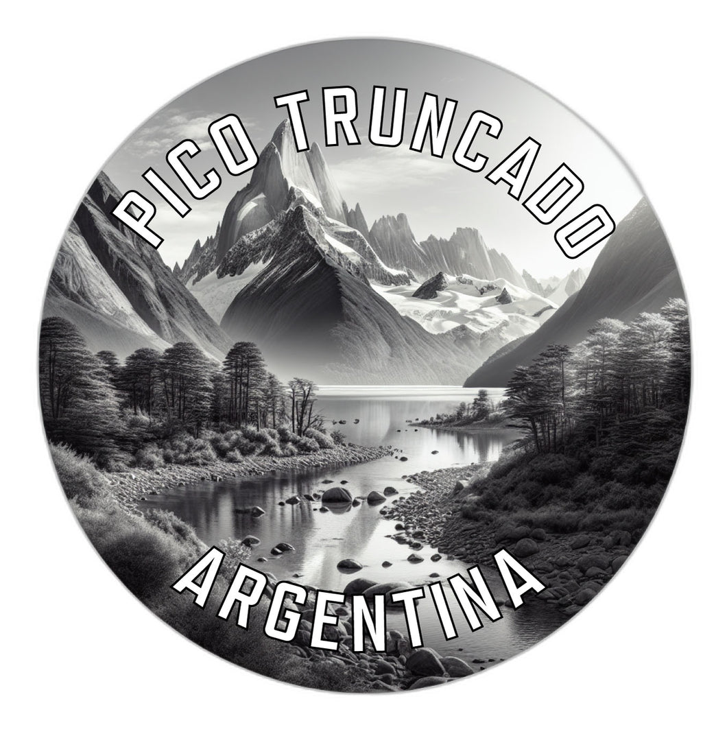 Pico Truncado Argentina Souvenir Die Cut Flat Magnet 6-Inch