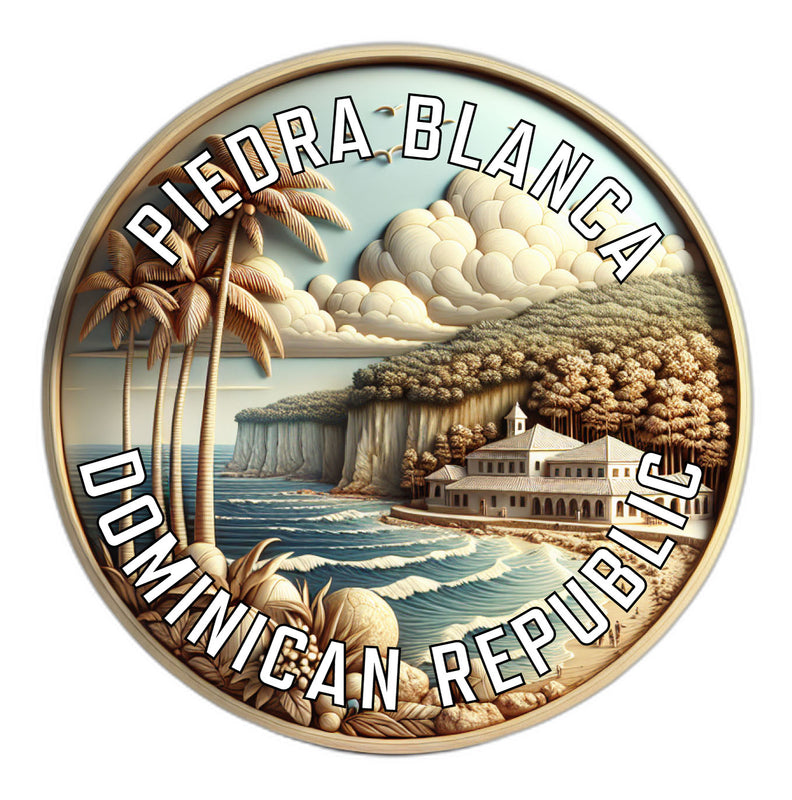 Piedra Blanca Dominican Republic Souvenir Die Cut Flat Magnet 2-Inch