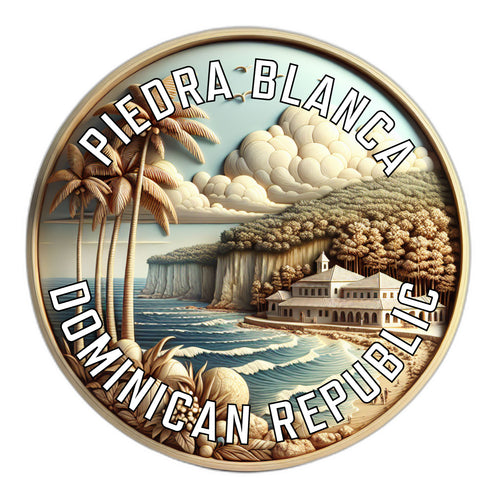 Piedra Blanca Dominican Republic Souvenir Vinyl Decal Sticker 2-Inch
