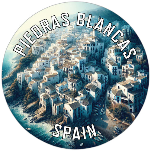 Piedras Blancas Spain Souvenir Die Cut Flat Magnet 2-Inch
