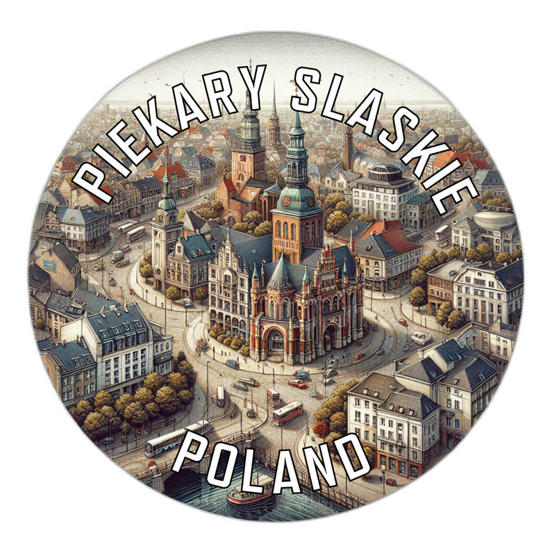 Piekary Slaskie Poland Souvenir Vinyl Decal Sticker 6-Inch