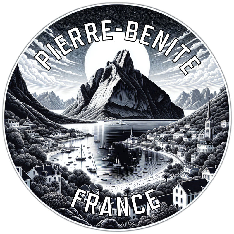 Pierre Benite France Souvenir Die Cut Flat Magnet 6-Inch