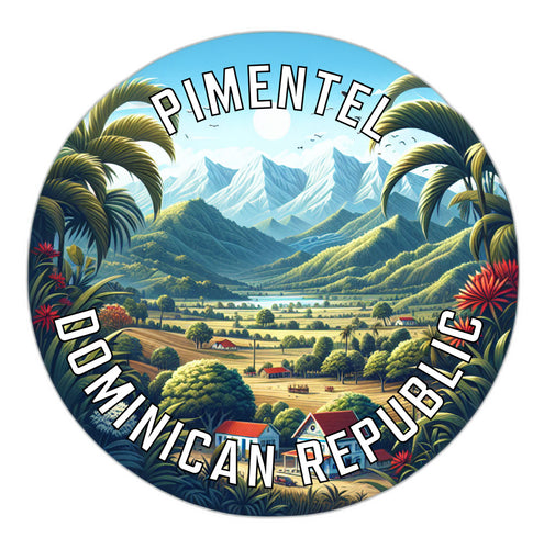Pimentel Dominican Republic Souvenir Vinyl Decal Sticker 6-Inch