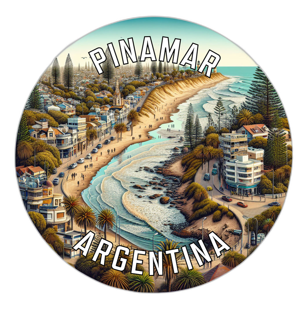 Pinamar Argentina Souvenir Die Cut Flat Magnet 2-Inch