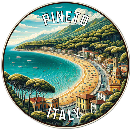 Pineto Italy Souvenir Vinyl Decal Sticker 2-Inch