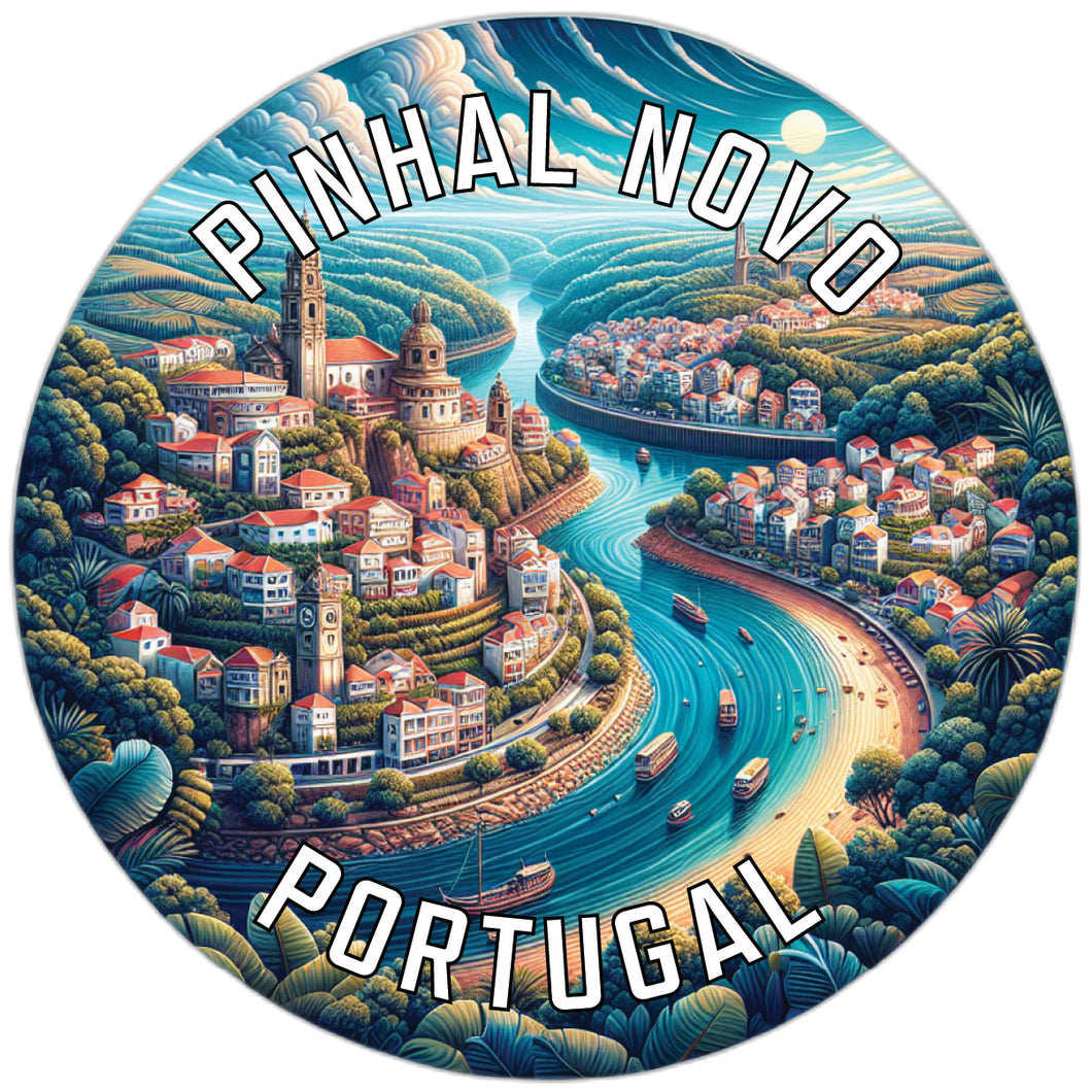 Pinhal Novo Portugal Souvenir Die Cut Flat Magnet 2-Inch