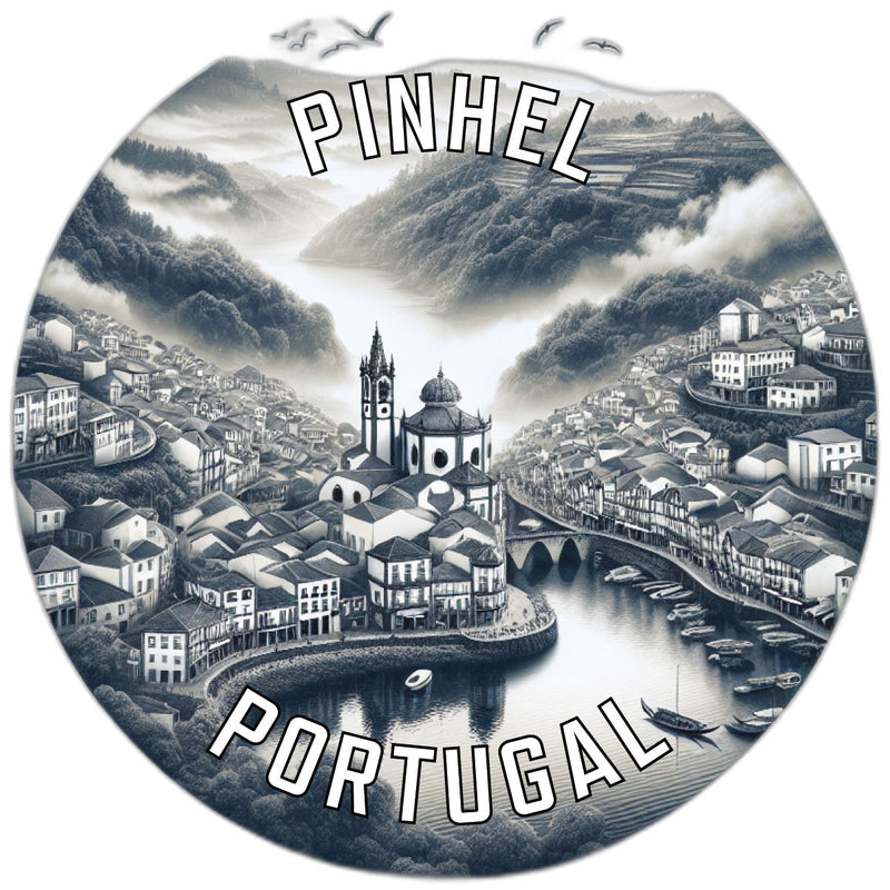 Pinhel Portugal Souvenir Die Cut Flat Magnet 6-Inch