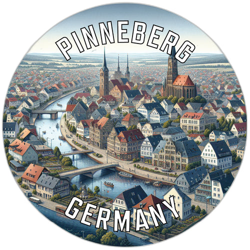 Pinneberg Germany Souvenir Vinyl Decal Sticker 2-Inch