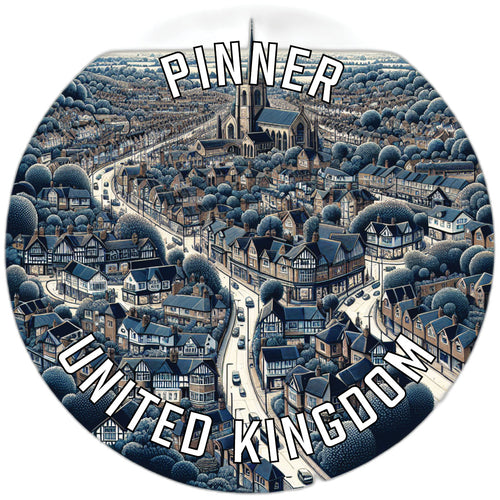 Pinner United Kingdom Souvenir Vinyl Decal Sticker 3-Inch