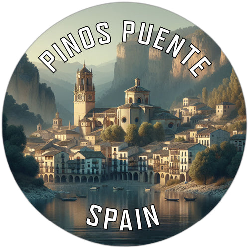 Pinos Puente Spain Souvenir Die Cut Flat Magnet 2-Inch