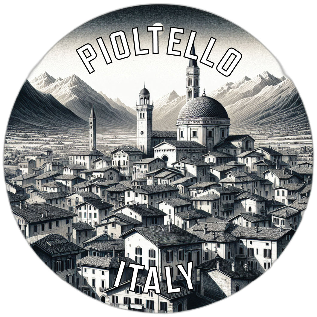 Pioltello Italy Souvenir Die Cut Flat Magnet 2-Inch
