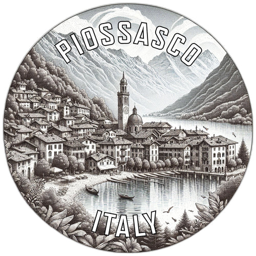 Piossasco Italy Souvenir Vinyl Decal Sticker 6-Inch