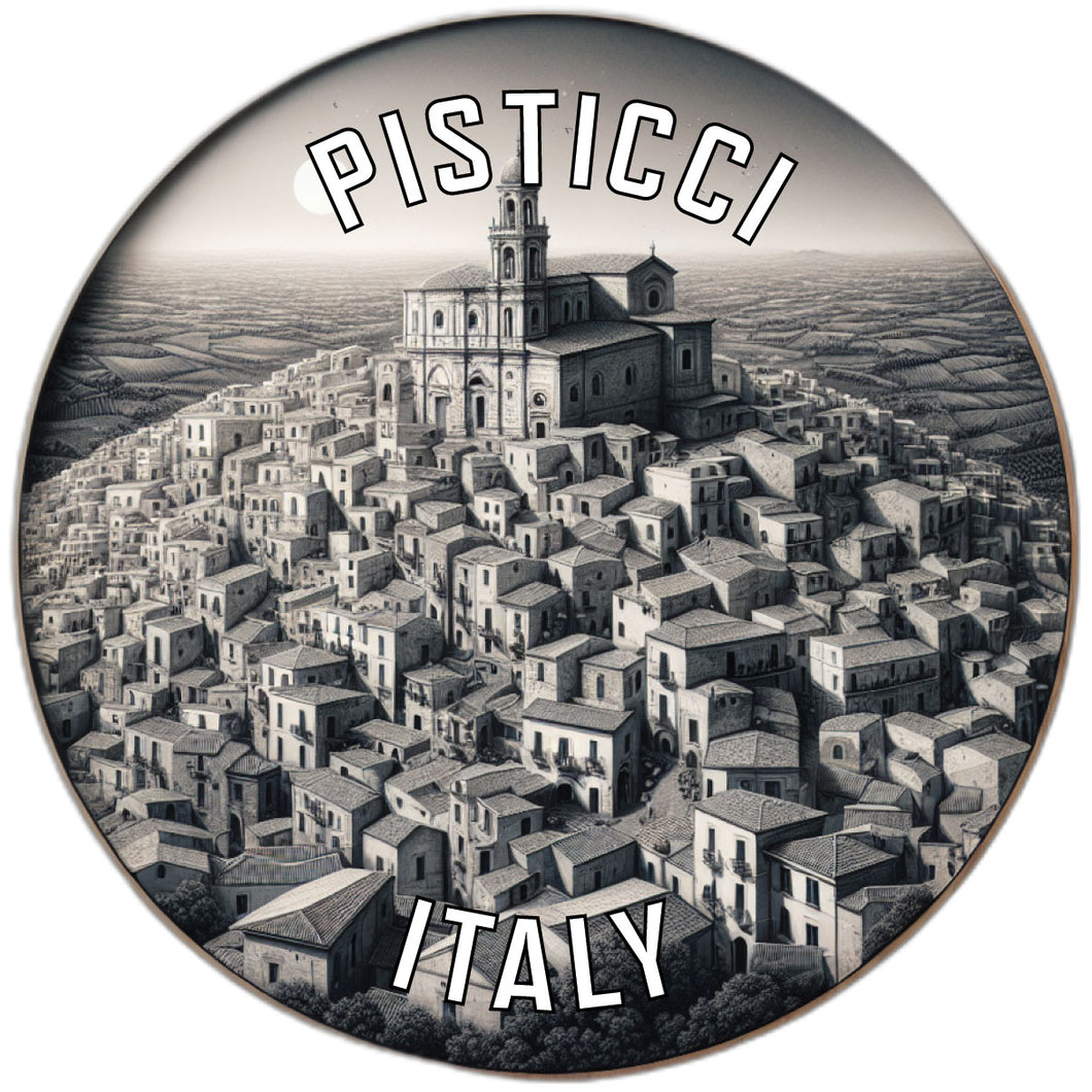 Pisticci Italy Souvenir Die Cut Flat Magnet 6-Inch