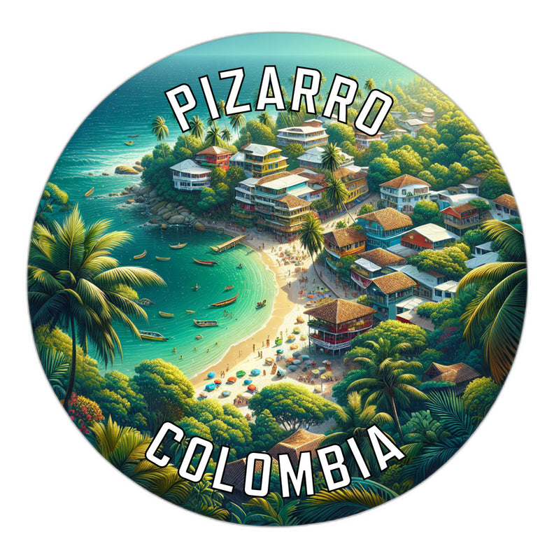 Pizarro Colombia Souvenir Vinyl Decal Sticker 2-Inch