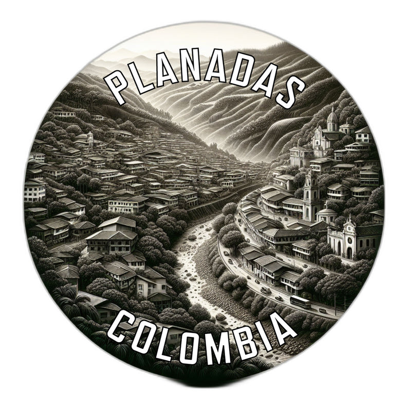 Planadas Colombia Souvenir Vinyl Decal Sticker 2-Inch