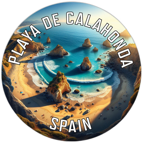 Playa de Calahonda Souvenir Die Cut Flat Magnet 6-Inch