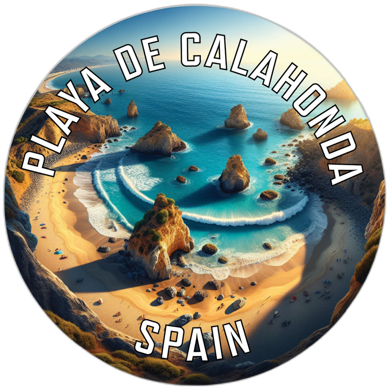 Playa de Calahonda Souvenir Die Cut Flat Magnet 6-Inch