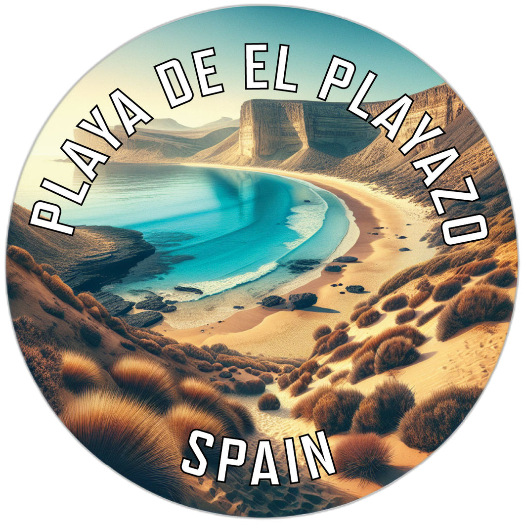 Playa de El Playazo Souvenir Die Cut Flat Magnet 2-Inch