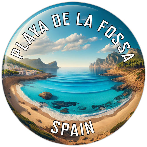 Playa de La Fossa Souvenir Die Cut Flat Magnet 2-Inch