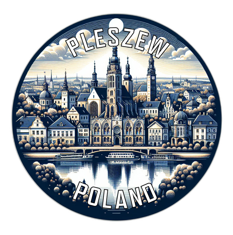 Pleszew Poland Souvenir Vinyl Decal Sticker 2-Inch