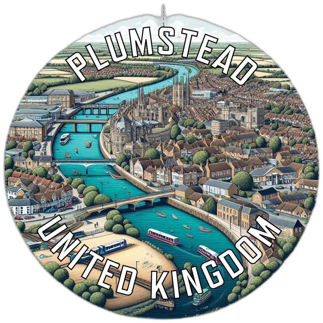 Plumstead United Kingdom Souvenir Die Cut Flat Magnet 2-Inch