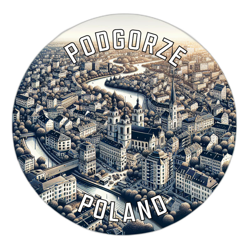 Podgorze Poland Souvenir Vinyl Decal Sticker 6-Inch