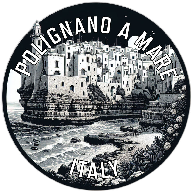 Polignano a Mare Italy Souvenir Die Cut Flat Magnet 6-Inch