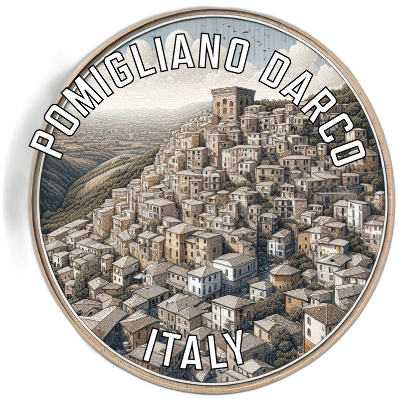 Pomigliano dArco Souvenir Die Cut Flat Magnet 6-Inch
