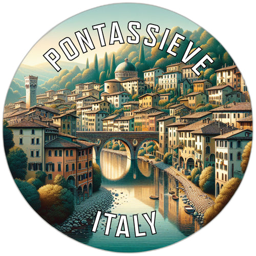 Pontassieve Italy Souvenir Die Cut Flat Magnet 2-Inch