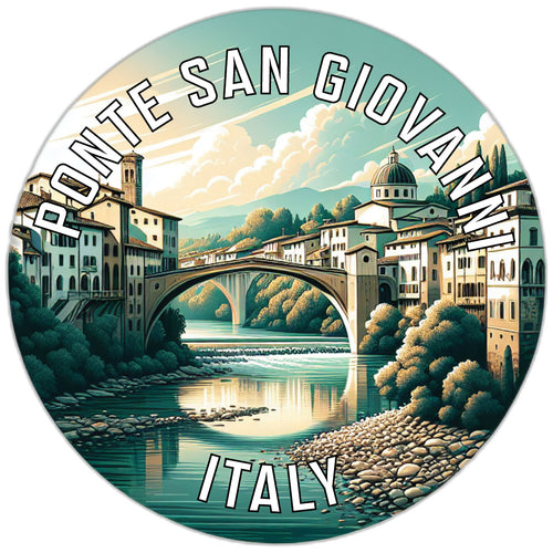 Ponte San Giovanni Italy Souvenir Die Cut Flat Magnet 6-Inch