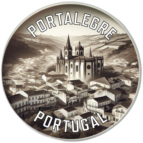 Portalegre Portugal Souvenir Die Cut Flat Magnet 2-Inch