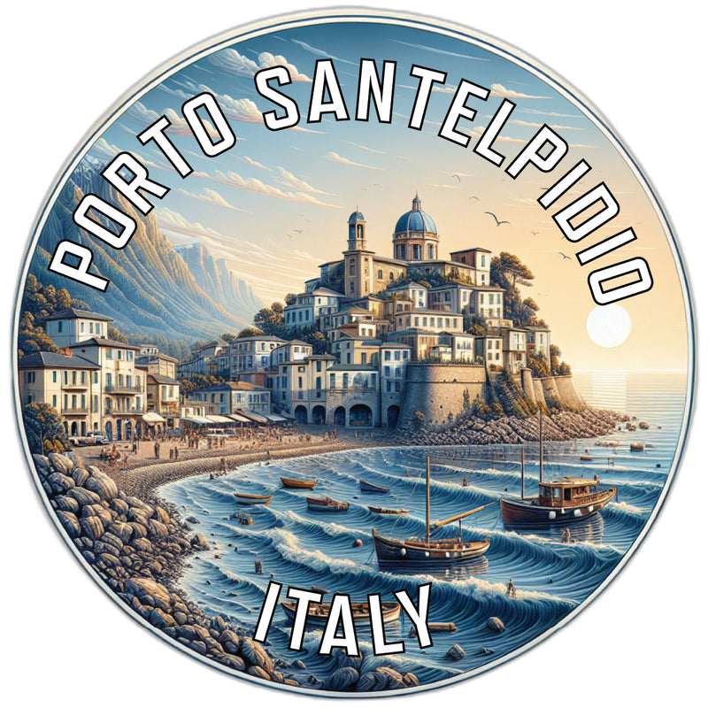 Porto SantElpidio Souvenir Die Cut Flat Magnet 2-Inch