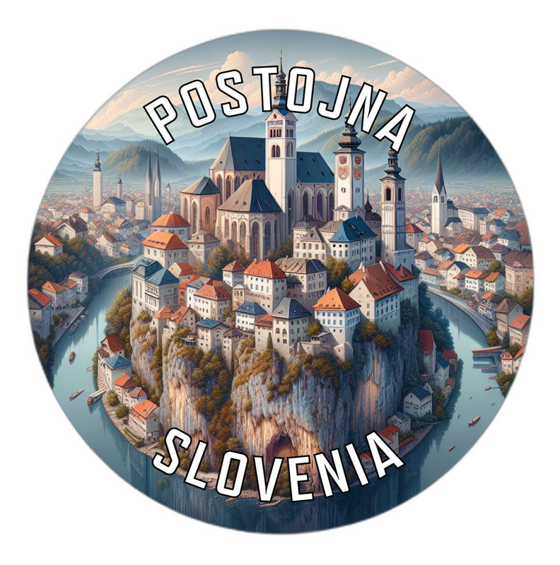 Postojna Slovenia Souvenir Vinyl Decal Sticker 6-Inch