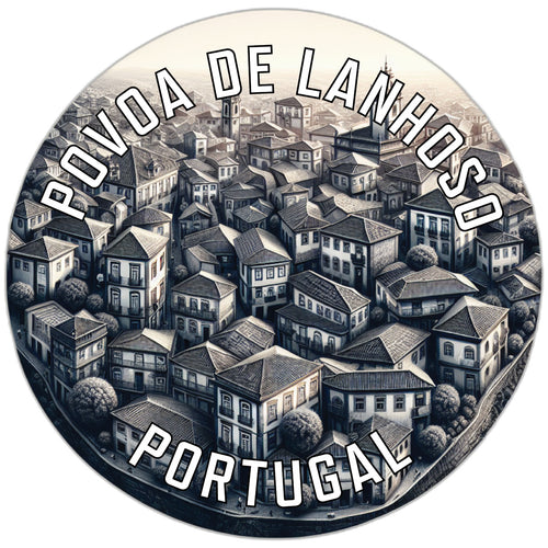 Povoa de Lanhoso Portugal Souvenir Vinyl Decal Sticker 6-Inch