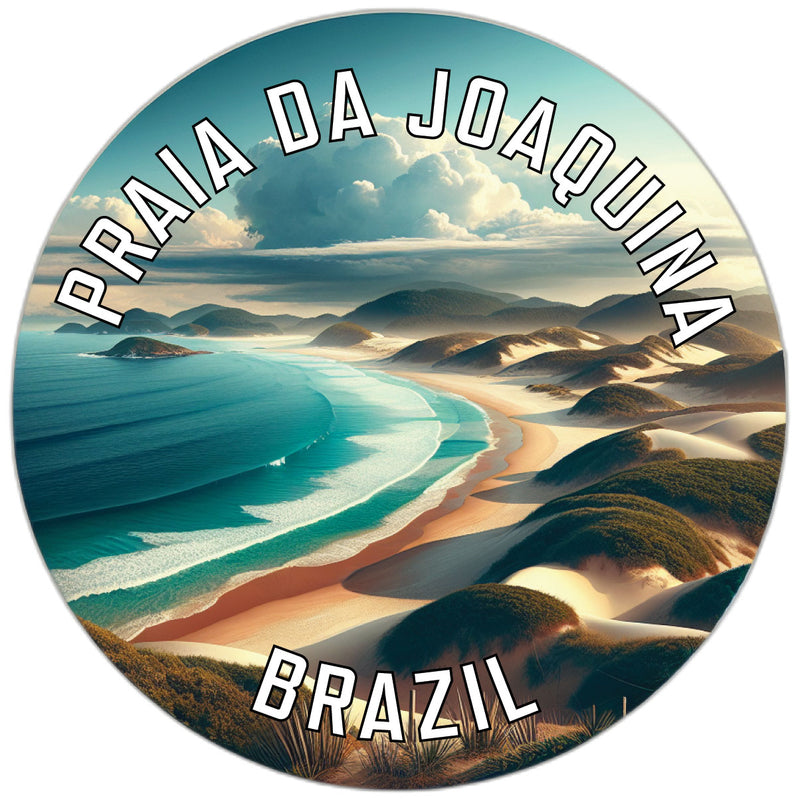 Praia da Joaquina Souvenir Die Cut Flat Magnet 6-Inch