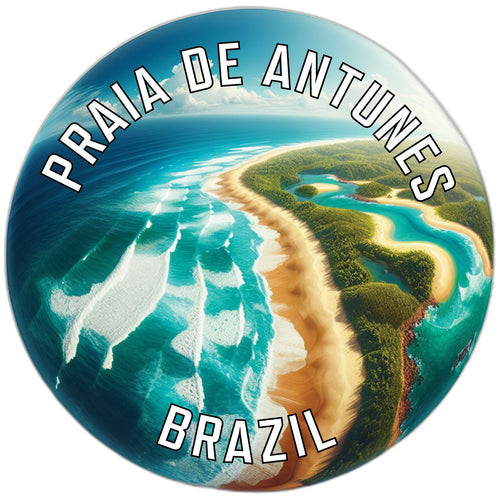 Praia de Antunes Souvenir Die Cut Flat Magnet 6-Inch