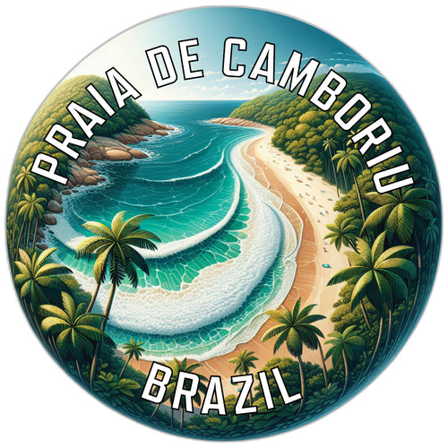 Praia de Camboriu Souvenir Vinyl Decal Sticker 2-Inch