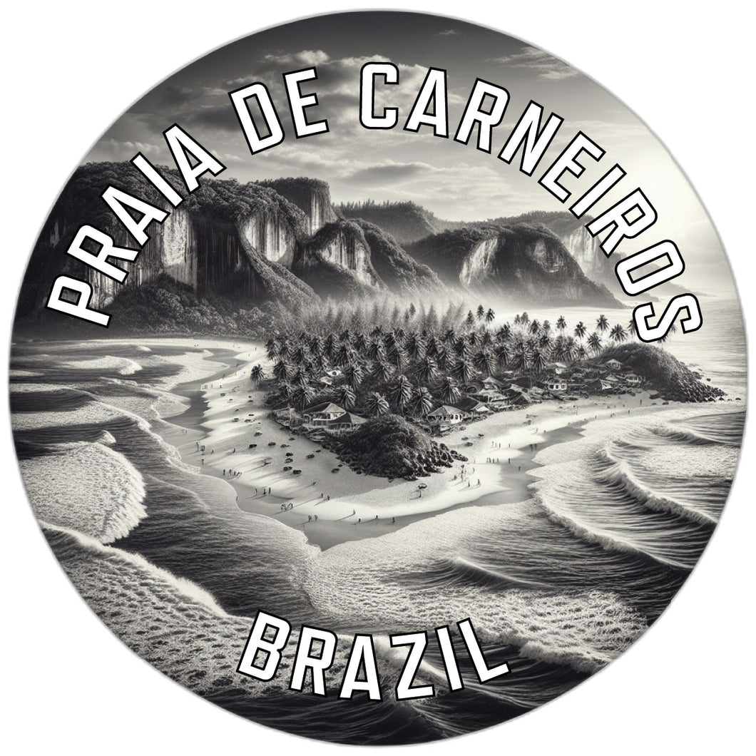 Praia de Carneiros Souvenir Die Cut Flat Magnet 6-Inch