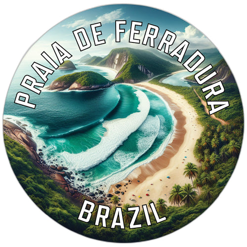 Praia de Ferradura Souvenir Vinyl Decal Sticker 2-Inch
