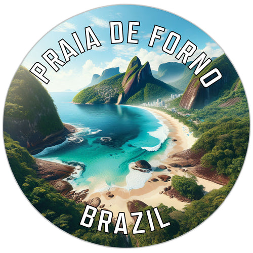 Praia de Forno Souvenir Vinyl Decal Sticker 2-Inch