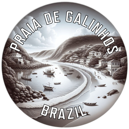 Praia de Galinhos Souvenir Vinyl Decal Sticker 6-Inch