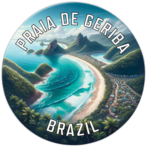 Praia de Geriba Souvenir Vinyl Decal Sticker 6-Inch
