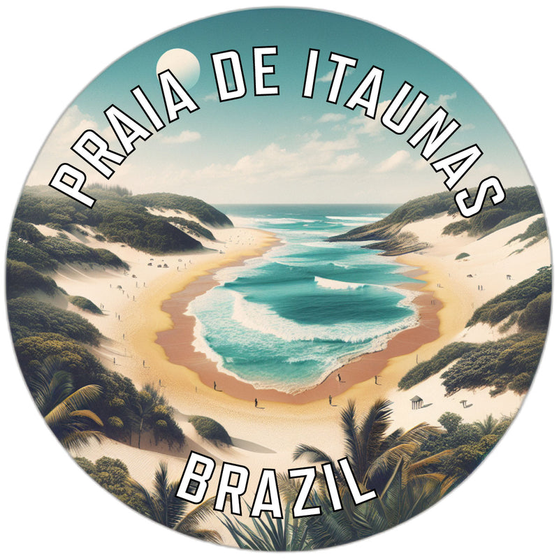 Praia de Itaunas Souvenir Vinyl Decal Sticker 6-Inch