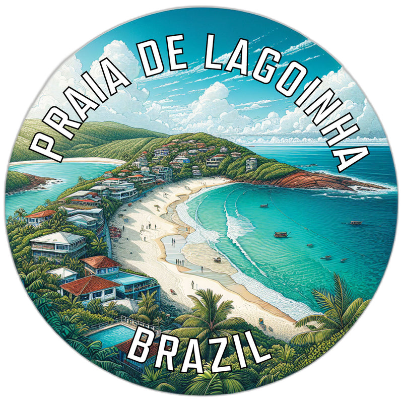 Praia de Lagoinha Souvenir Vinyl Decal Sticker 2-Inch