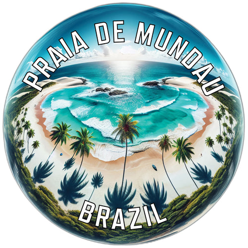 Praia de Mundau Souvenir Vinyl Decal Sticker 6-Inch