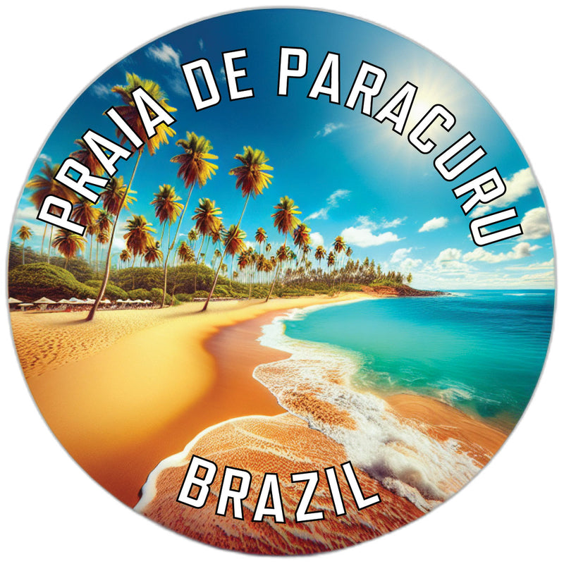 Praia de Paracuru Souvenir Vinyl Decal Sticker 3-Inch